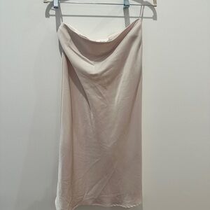 Bluivy Cream Satin skirt